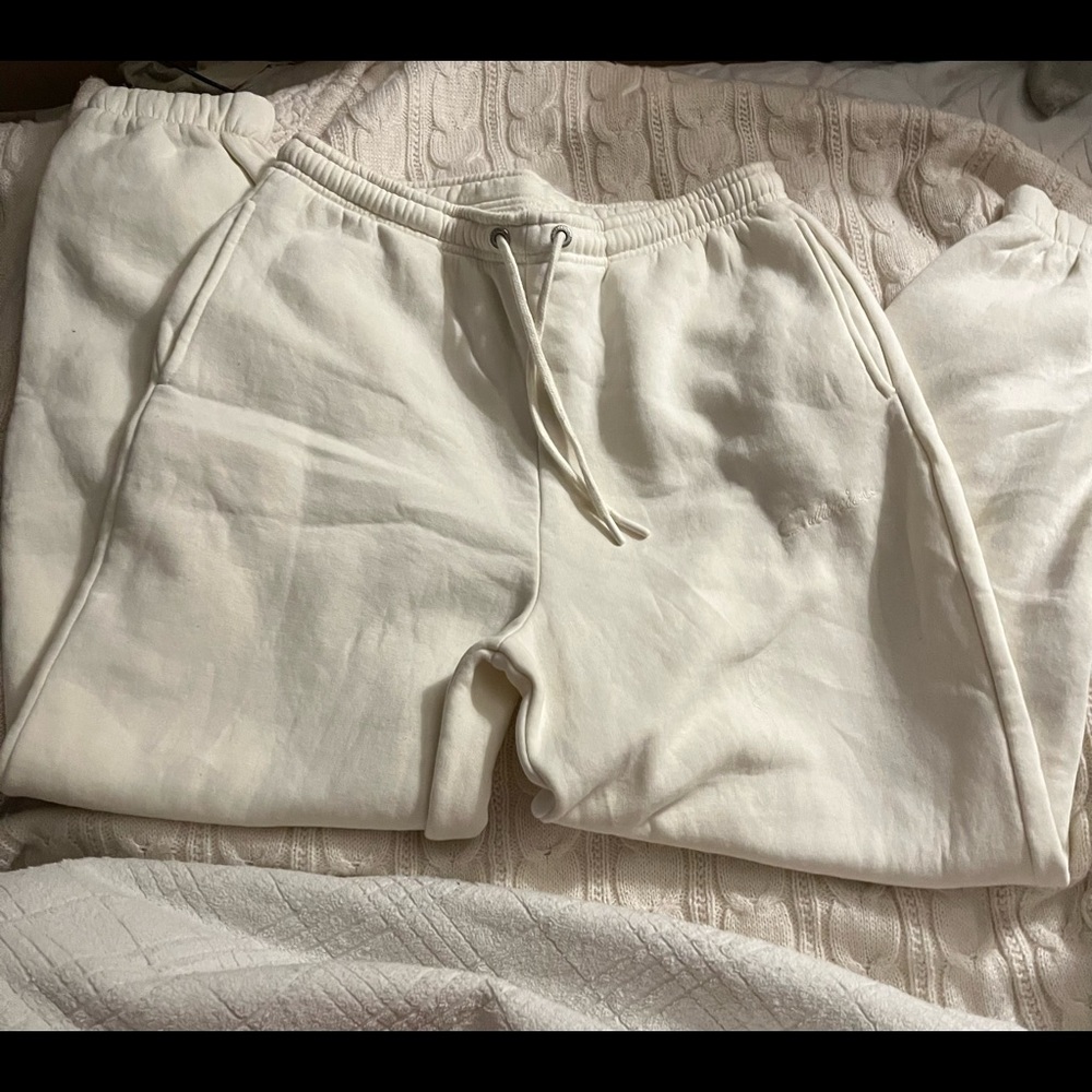 White sweatpants the brand collision in size large